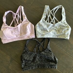Lululemon Free to be Serene bra, size 6 -- THREE total